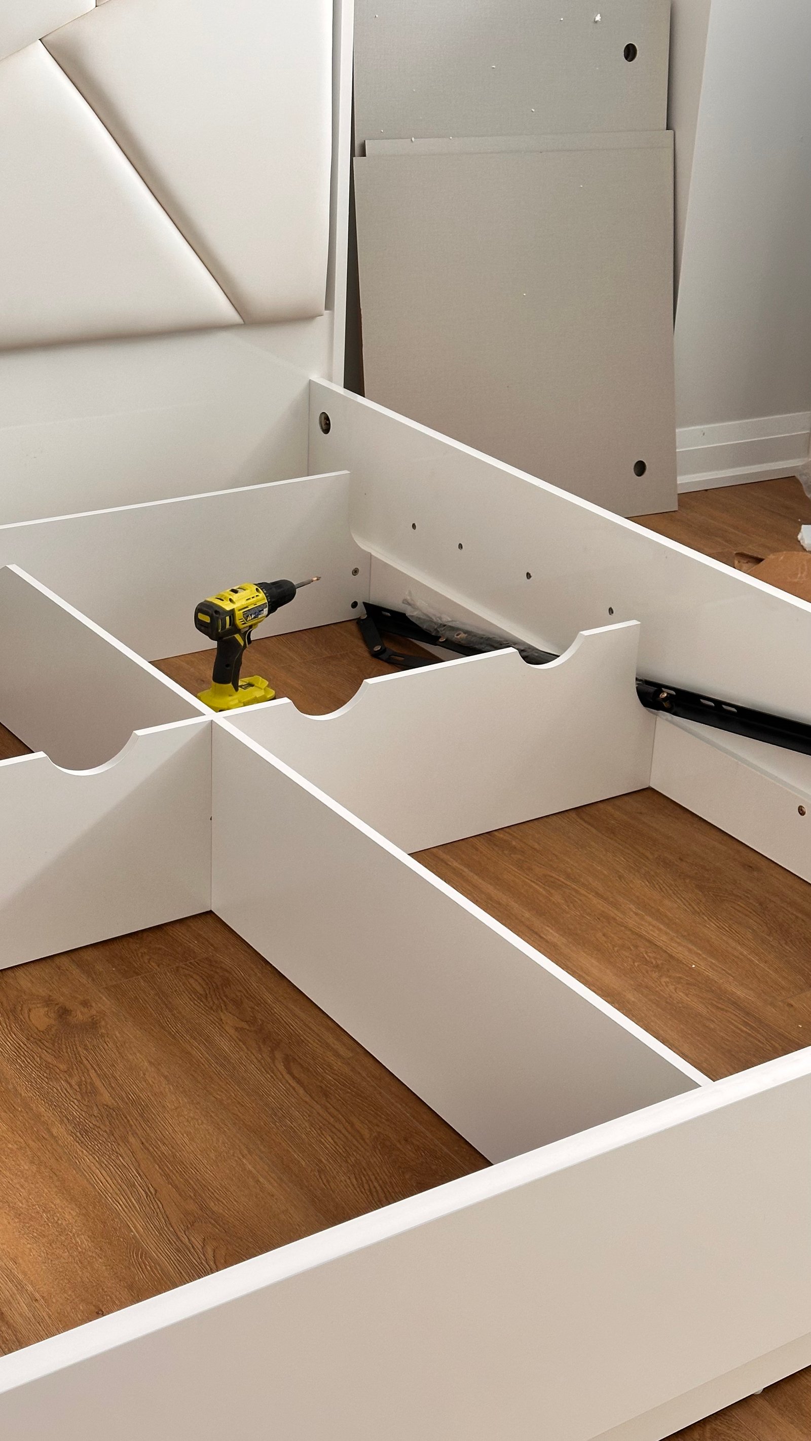 Office seating area build